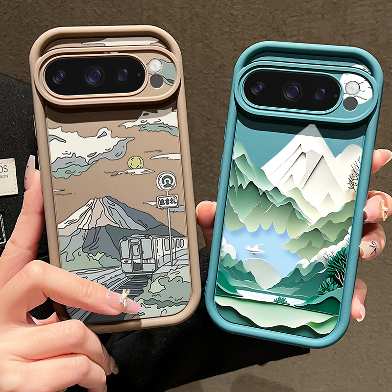 Mountain Road Patterned Phone  - Phone Cases Google Pixel 10 Pro ulasan dan harga