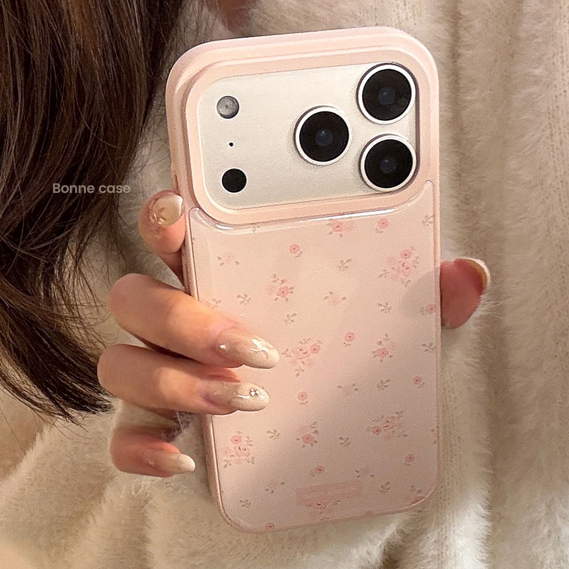 Korean Full Screen Pink Flower - Phone Cases Drop Proof ulasan dan harga