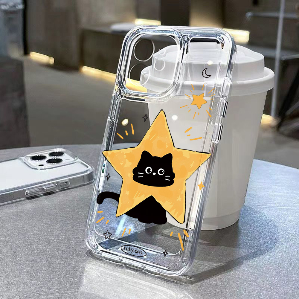 Cute Black Cat Phone Case For  - Phone Cases Black ulasan dan harga