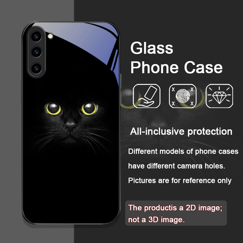 Black Personality Cool Cat Tem - Phone Cases Black ulasan dan harga