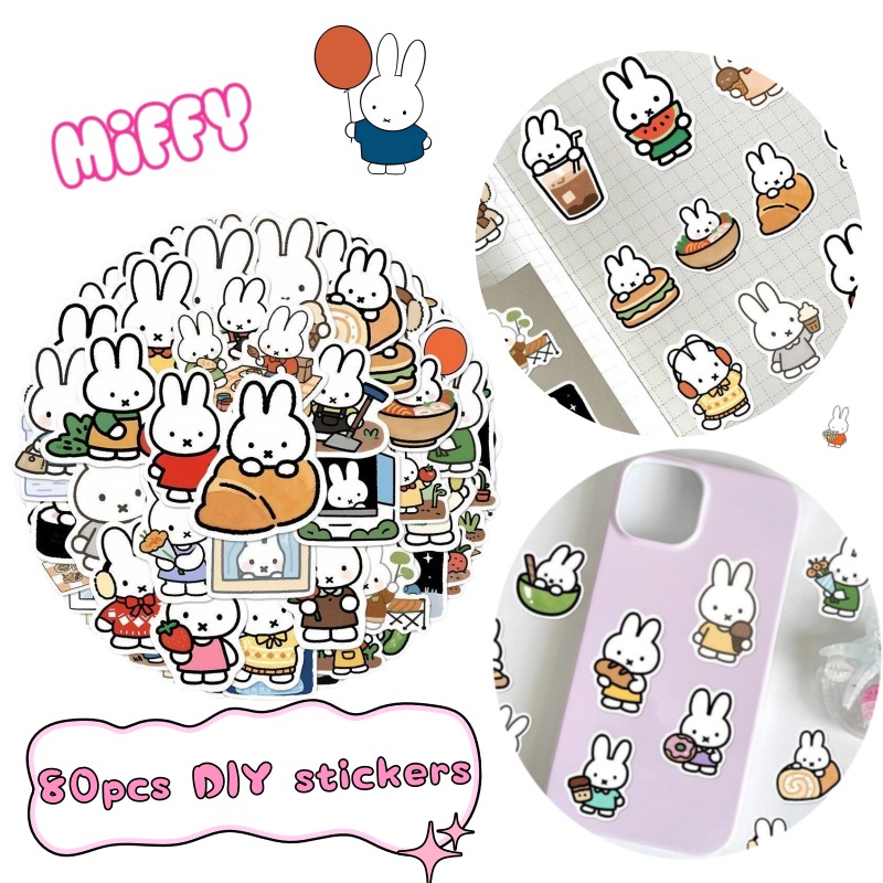 Miffy Rabbit Head Sticker High - Phone Cases Girly ulasan dan harga