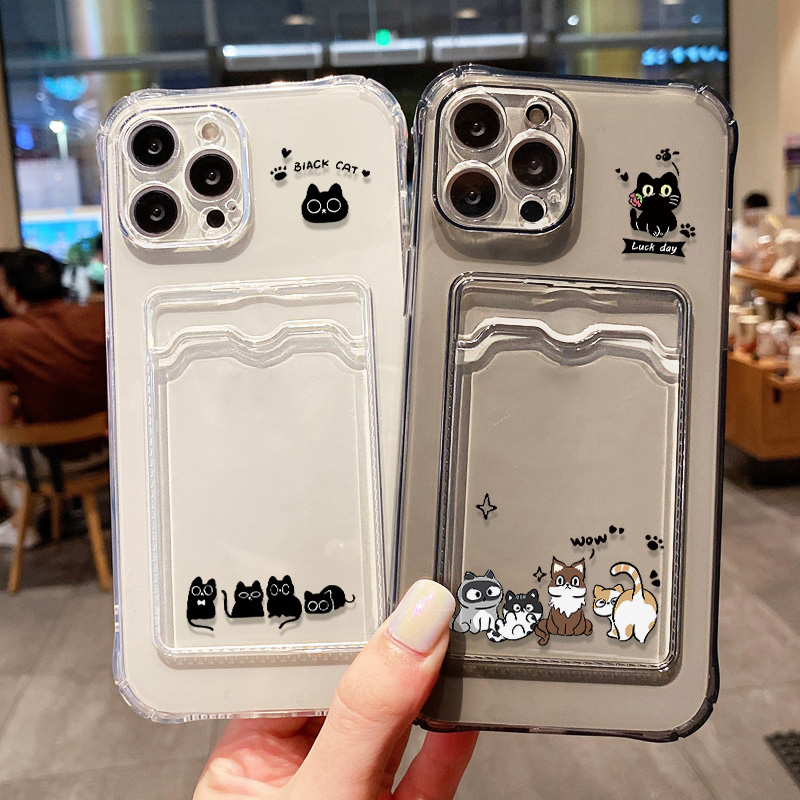 Cute Black Cat Phone Case For  - Phone Cases Cute Iphone 14 ulasan dan harga