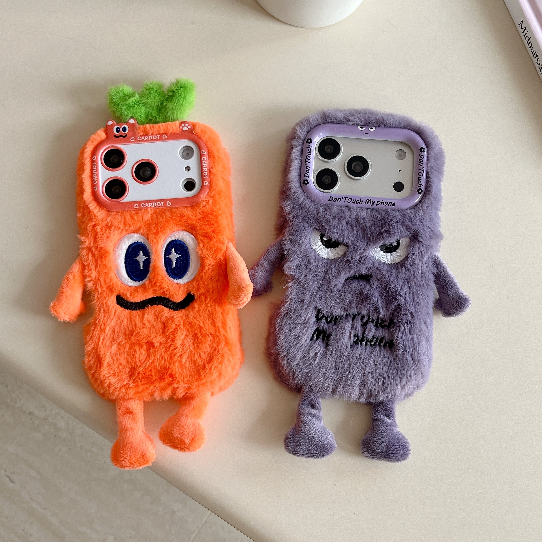 Cute Plush Phone Case with Qui - Phone Cases Cute Iphone 14 ulasan dan harga