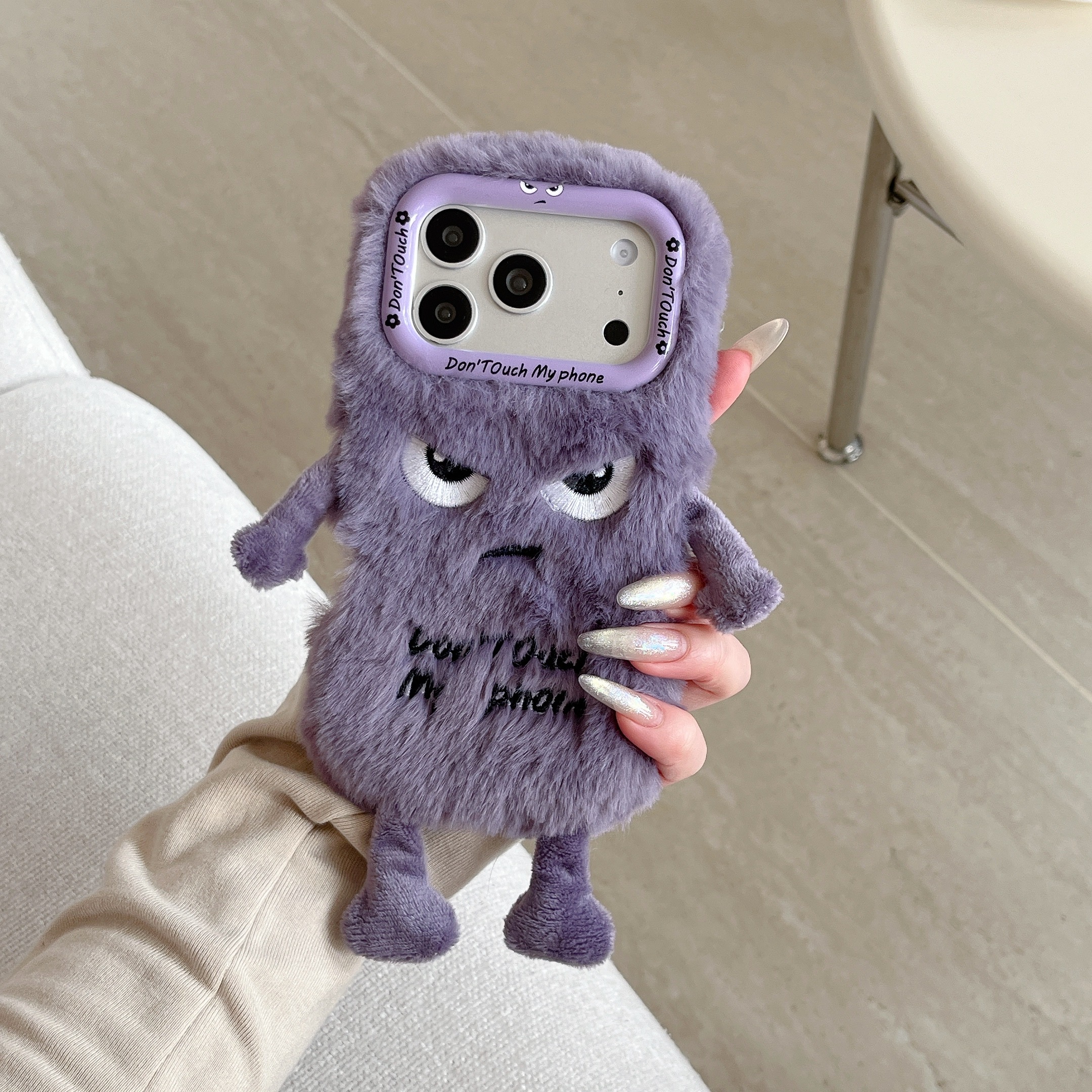 Cute Plush Phone Case with Qui - Phone Cases Cute Iphone 14 ulasan dan harga