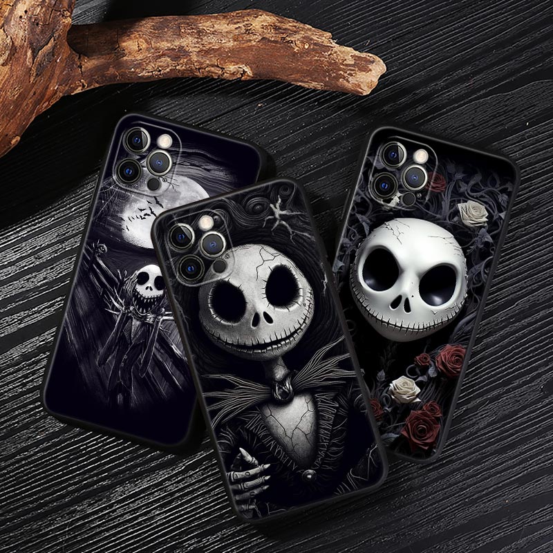 Jack Skellington Black Art Dis - Phone Cases Black ulasan dan harga