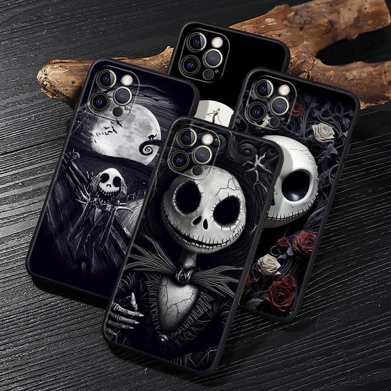 Jack Skellington Black Art Dis - Phone Cases Black ulasan dan harga
