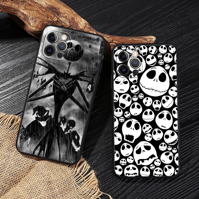 Jack Skellington Black Art Dis - Phone Cases Black ulasan dan harga