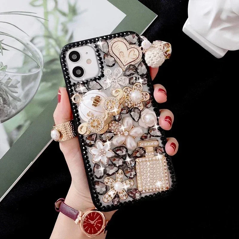 Capa Rhinestone Love Case For  - Phone Cases Junk ulasan dan harga