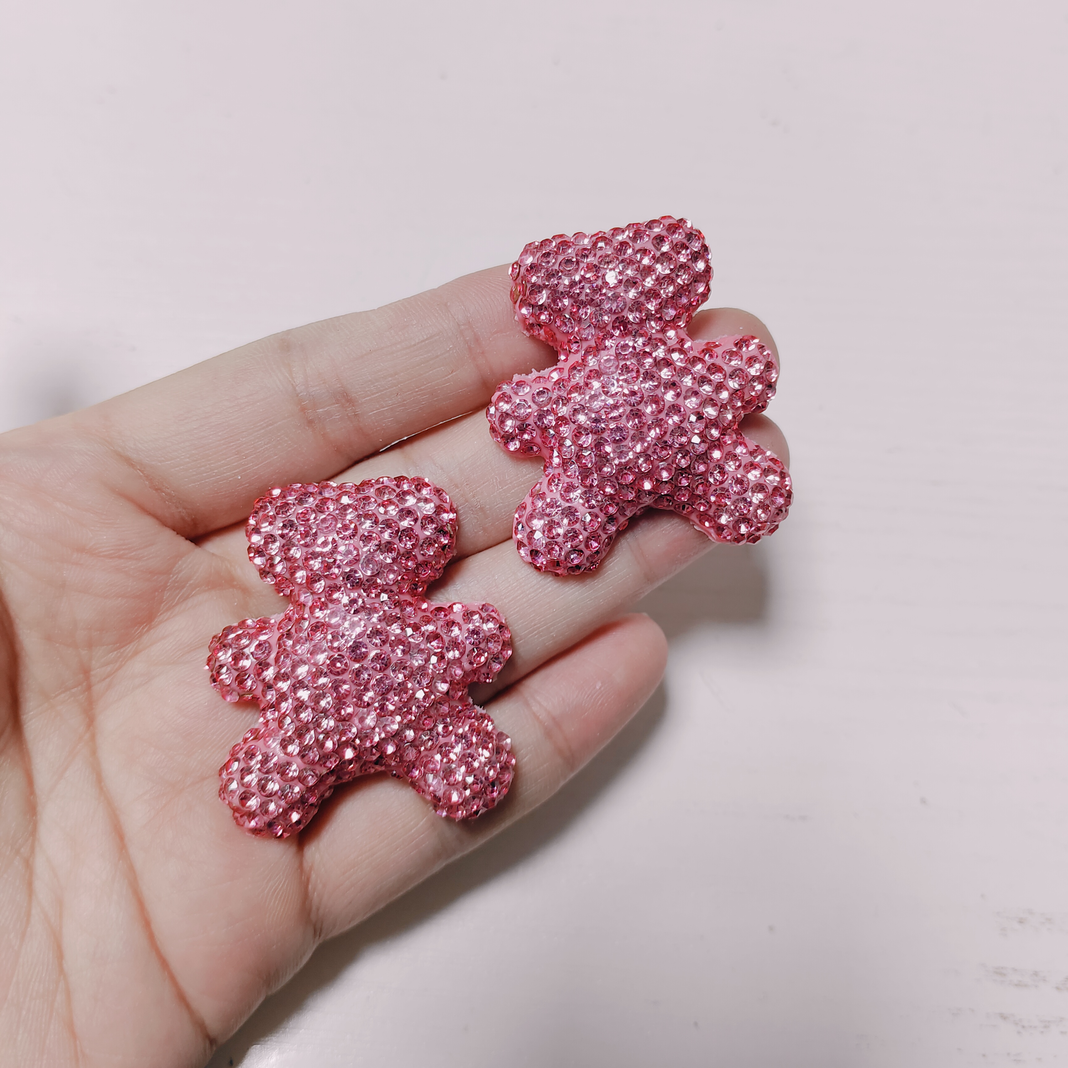 2Pcs Shiny Full Rhinestone Bea - Phone Cases Junk ulasan dan harga