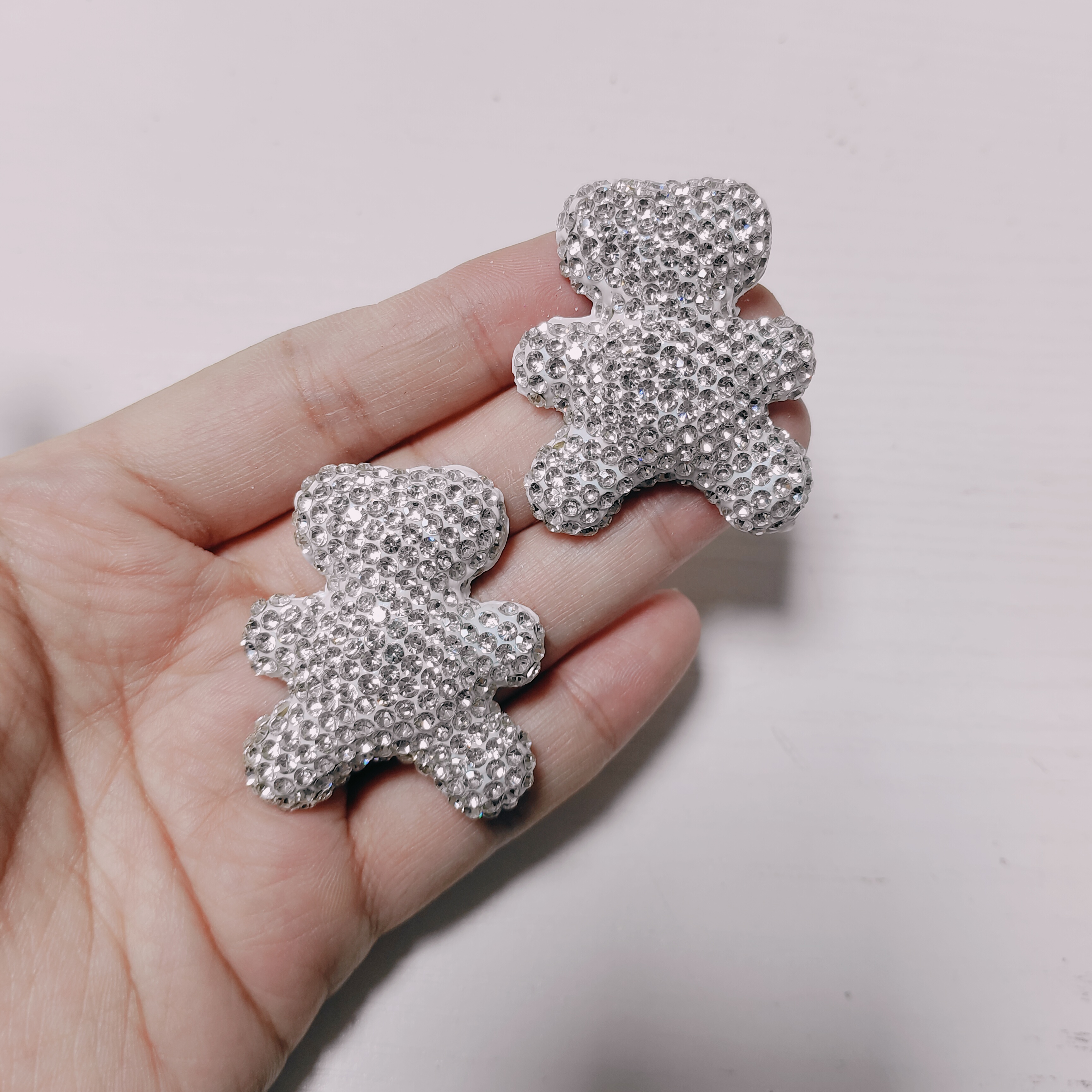 2Pcs Shiny Full Rhinestone Bea - Phone Cases Junk ulasan dan harga