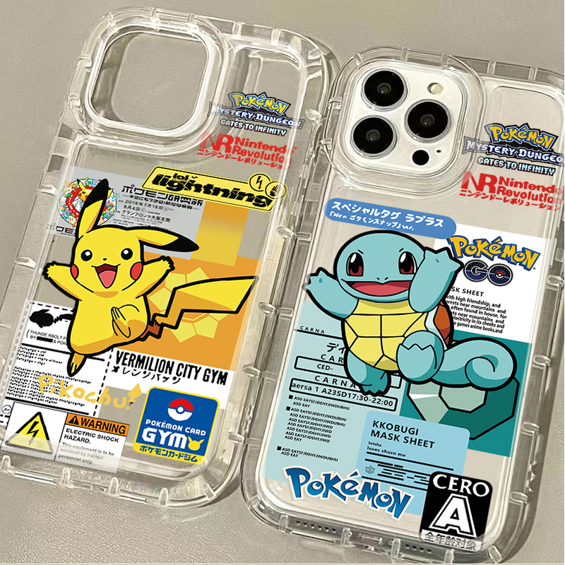 P-Pokemon Cool Pikachu Squirtl - Phone Cases Xr Iphone ulasan dan harga