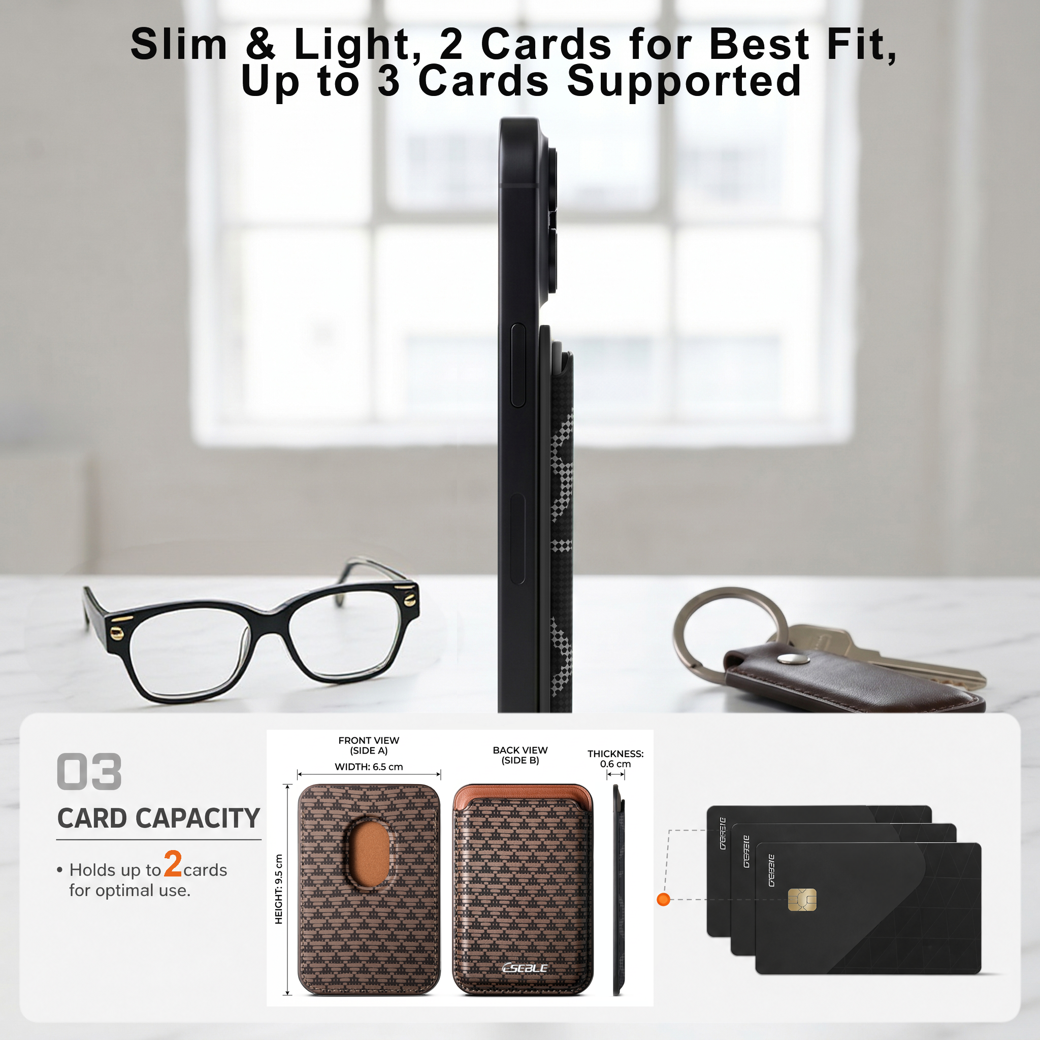 Strong Magnetic Slim Card Hold - Card Holder Slim Case ulasan dan harga