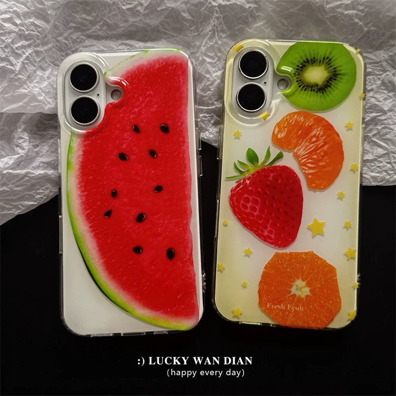 Summer Full Screen Fruits Stra - Phone Cases Orange ulasan dan harga