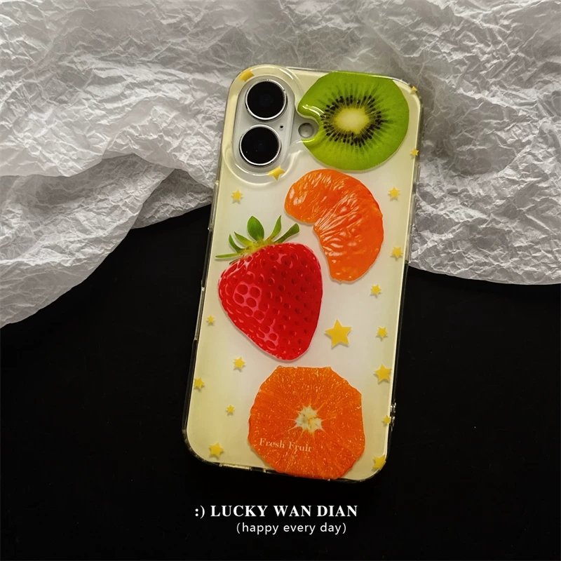 Summer Full Screen Fruits Stra - Phone Cases Orange ulasan dan harga