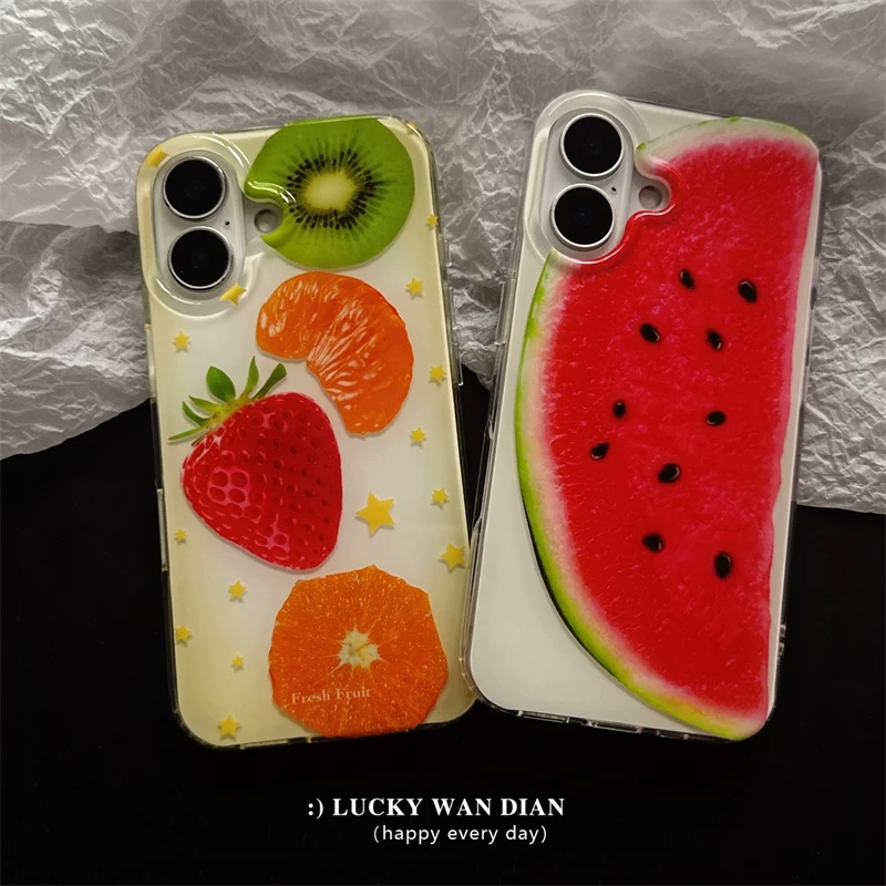 Summer Full Screen Fruits Stra - Phone Cases Orange ulasan dan harga