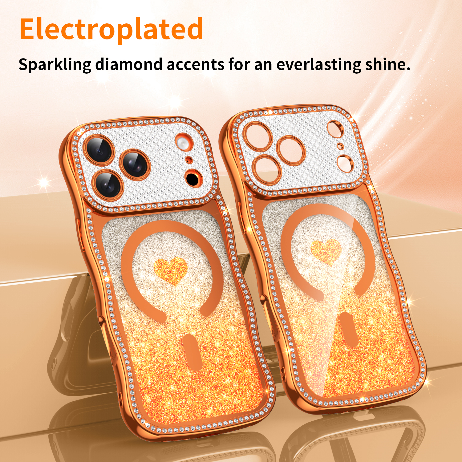 Electroplating TPU Cover For i - Glitter Shockproof Case ulasan dan harga