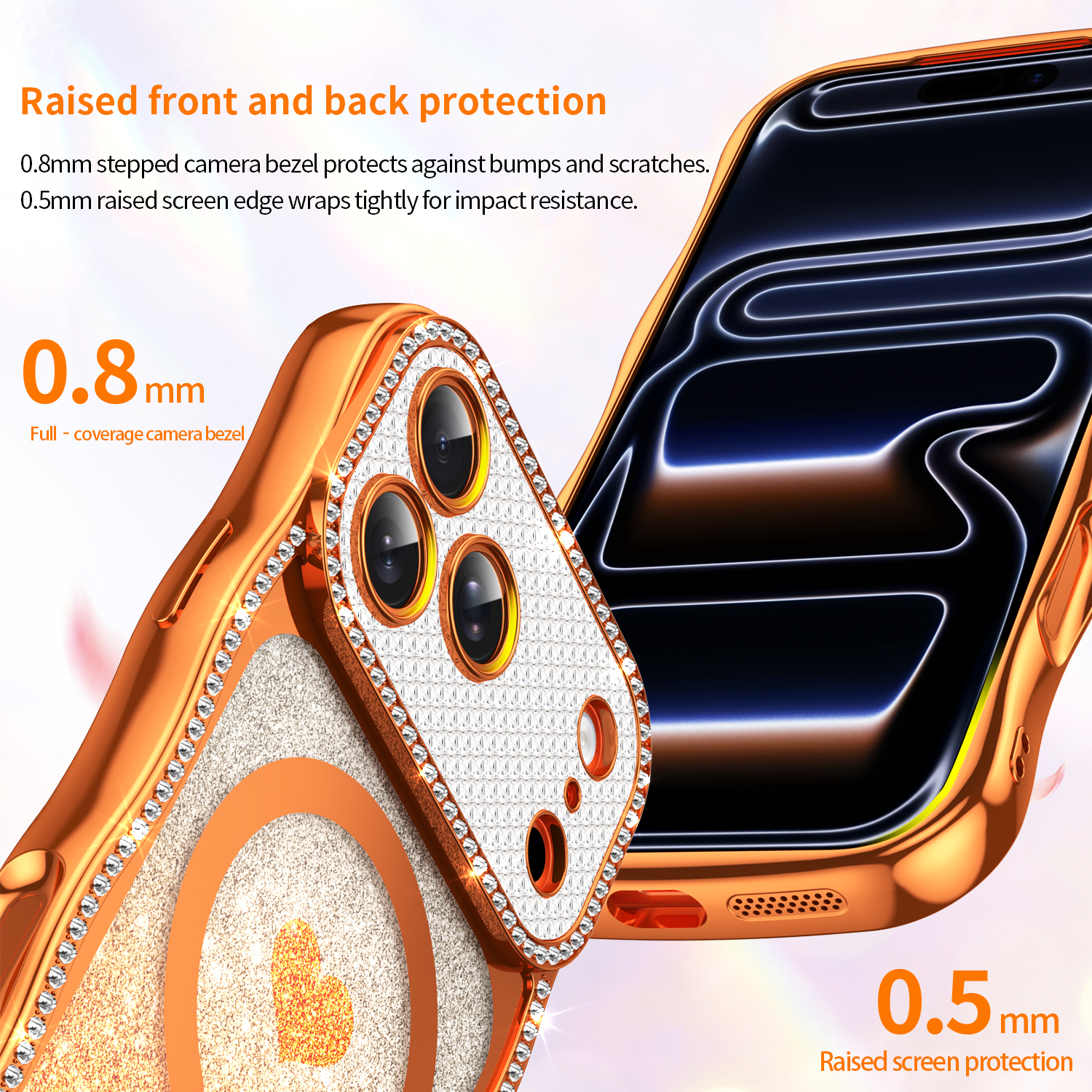 Electroplating TPU Cover For i - Glitter Shockproof Case ulasan dan harga